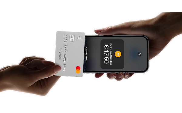 Payment processing screen